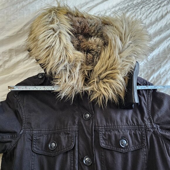 Aritzia Talula Faux-Fur Lined Jacket - Black - Sz XXS - Picture 16 of 16